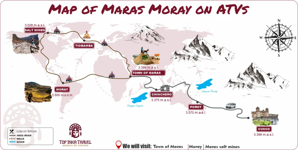 Map of Maras Moray on ATVs