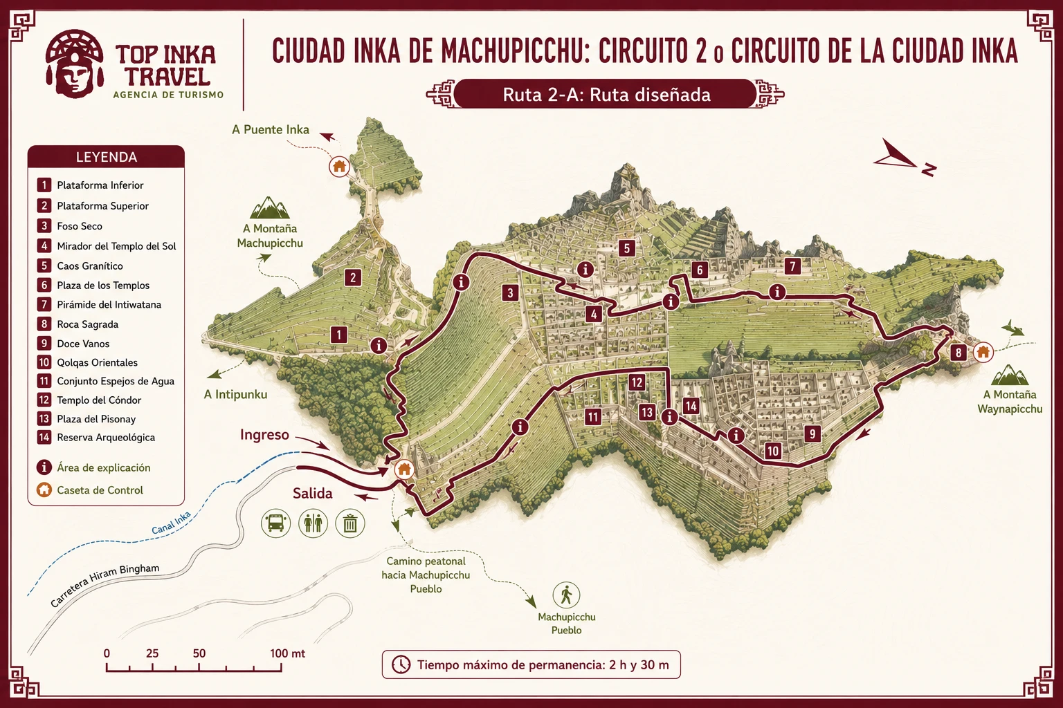 Ruta 2-A: Ruta disenada